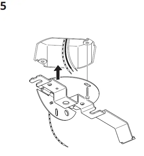 IKEA 704.992.65 Hoegvind Pendent Lamp with 3 Lamps Nickel Plated fig 6