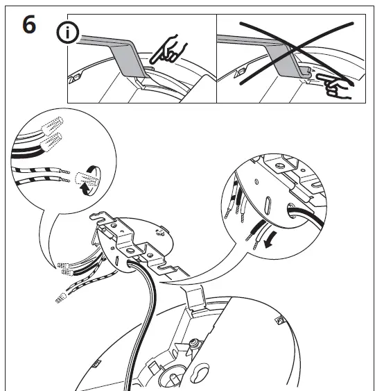 IKEA 704.992.65 Hoegvind Pendent Lamp with 3 Lamps Nickel Plated fig 7