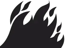 HUSKY 401 901 Mini General Purpose Air Compressor Filter - Fire Icon