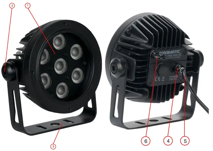 Professional-PSP120-PRISMA-MINI-PAR-20-IP65-UVWash-Light-fig-1