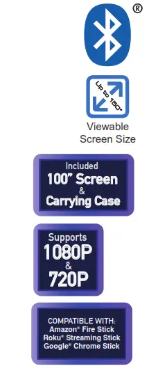 Home Theater LCD Projector Combo