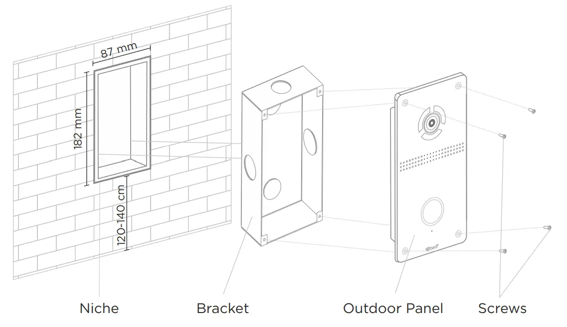 bas IP AV 05FD Individual Entrance Panel - fig4