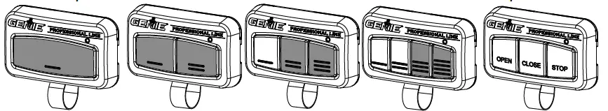 Genie G3BT-P 3-Button Remote Control-FIG1