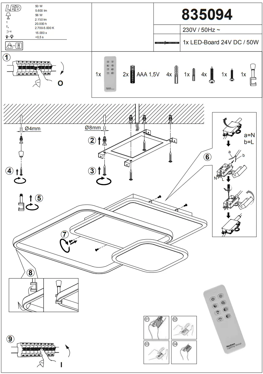 Paul Neuhaus 835094 Remote Control fig