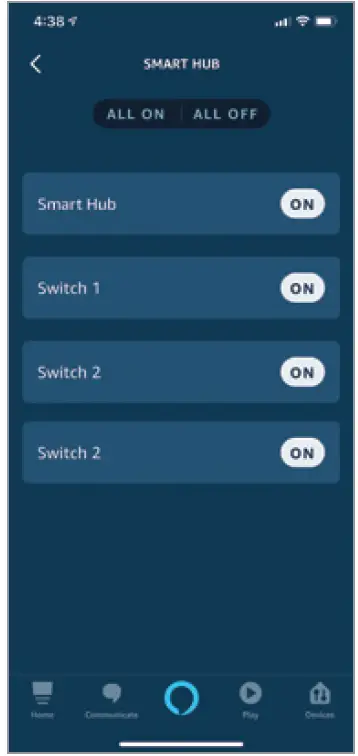 Brookstone BKSPHUB-WM WiFi Smart Hub with 3 31