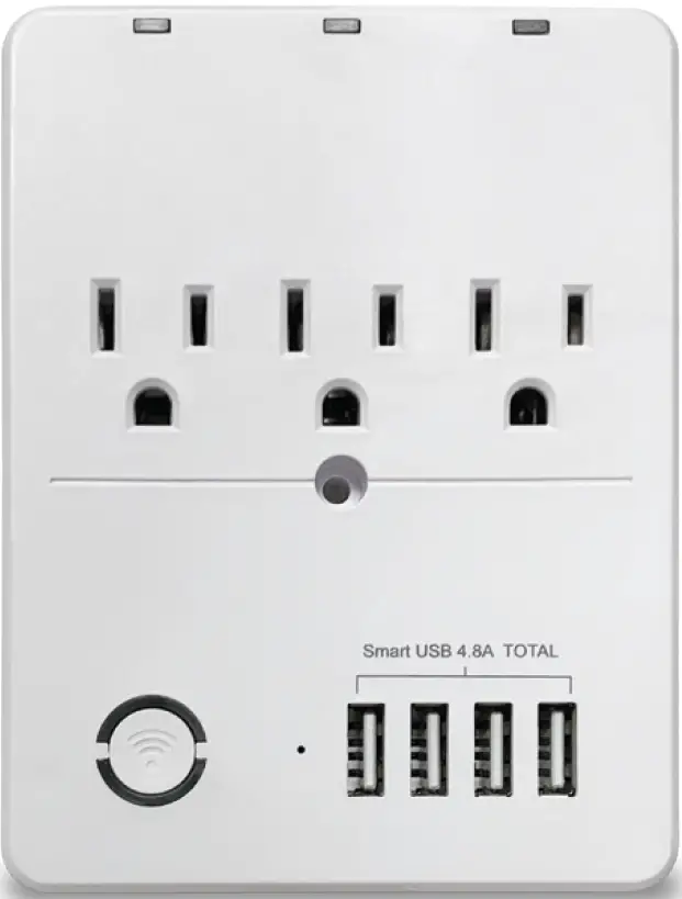 Brookstone BKSPHUB-WM WiFi Smart Hub with 3 PRODUCT