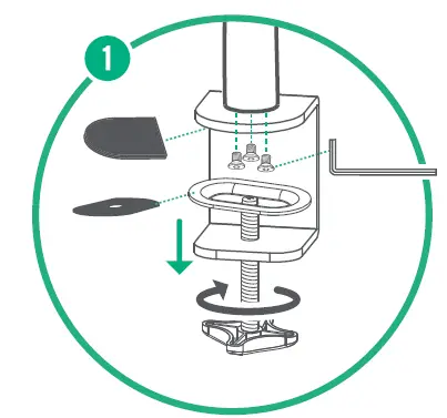 BAUHN AMAB-0622-D Dual Monitor Bracket fig 2]