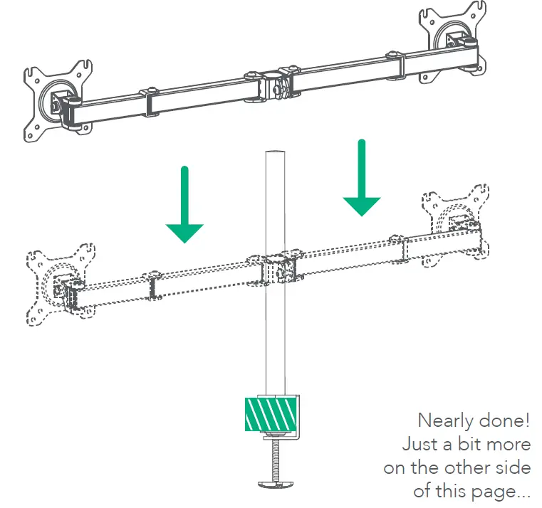 BAUHN AMAB-0622-D Dual Monitor Bracket fig 4