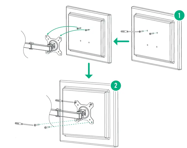 BAUHN AMAB-0622-D Dual Monitor Bracket fig 6