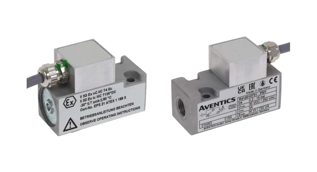 Emerson Pm1 Aventics Electromechanical Pressure Switch Instruction Manual