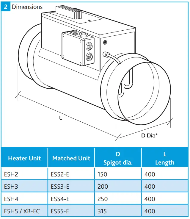 nuaire ESHXB-FC Ecosmart Heater 1