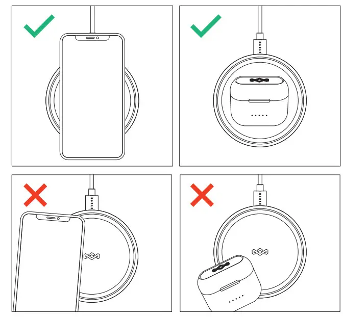 MARLEY EM-JC000 One Drop Wireless Charger - CHARGING
