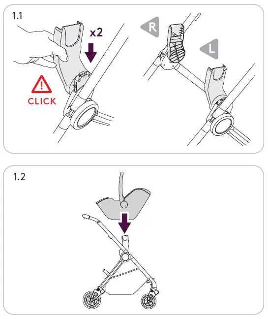 Silver-Cross-SX5133.EU-Universal-Car-Seat-Adaptors-FIG-1