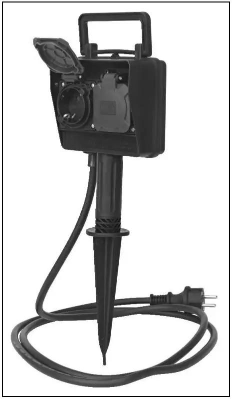 anslut 401131 Multiway Socket with Spike