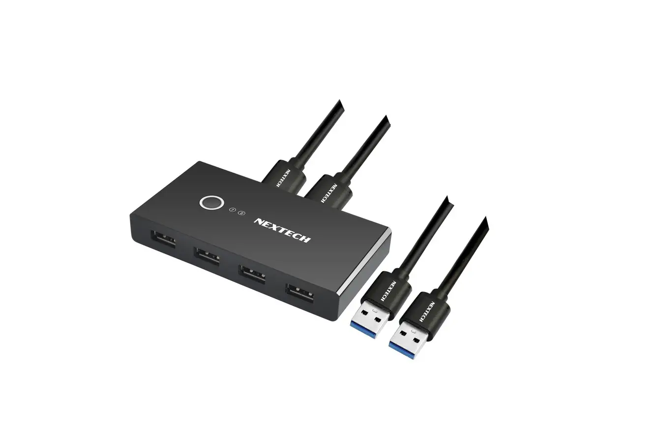 Nextech Dual Pc Keyboard Mouse Usb Switch User Manual