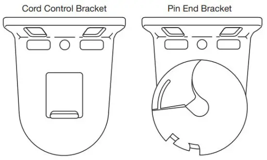 SelectBlinds Cordless Roller Shade and Roller Window Blinds - Mount the Brackets