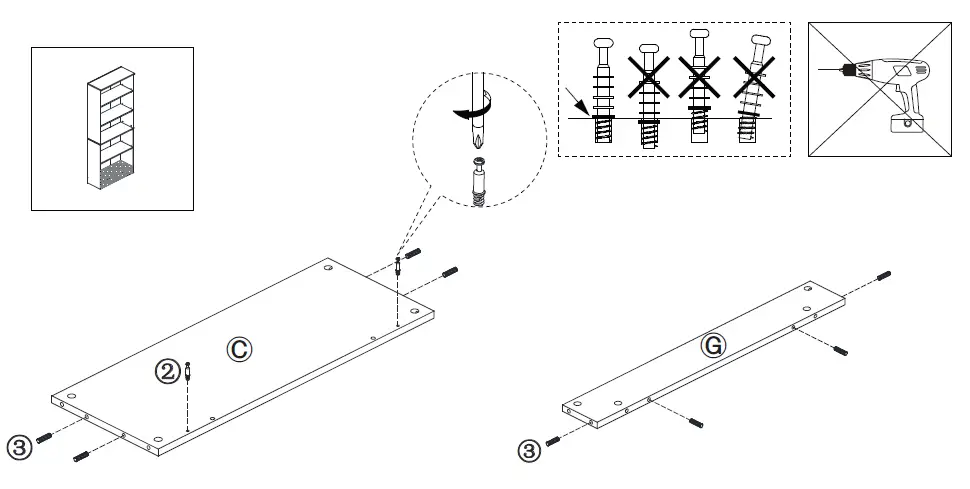 StyleWell-HS202006-34BLK-7-Inch-Wood-5-Shelf-Basic-Bookcase-with-Adjustable-Shelves-07