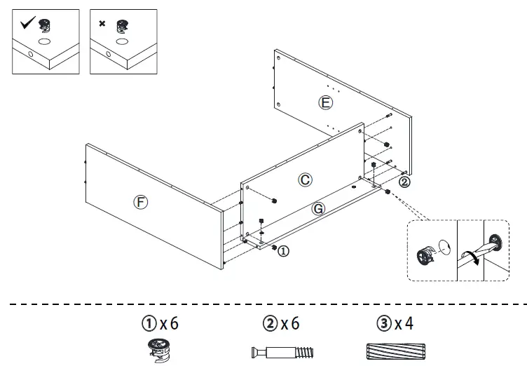 StyleWell-HS202006-34BLK-7-Inch-Wood-5-Shelf-Basic-Bookcase-with-Adjustable-Shelves-10