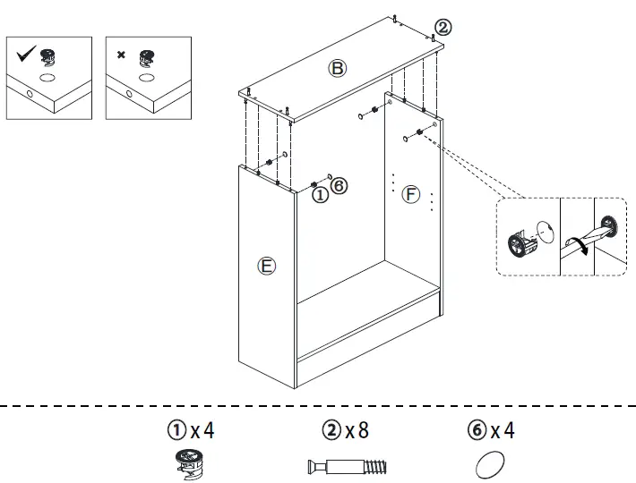 StyleWell-HS202006-34BLK-7-Inch-Wood-5-Shelf-Basic-Bookcase-with-Adjustable-Shelves-12