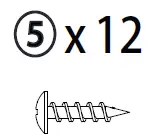 StyleWell-HS202006-34BLK-7-Inch-Wood-5-Shelf-Basic-Bookcase-with-Adjustable-Shelves-14