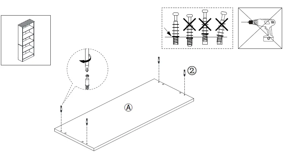 StyleWell-HS202006-34BLK-7-Inch-Wood-5-Shelf-Basic-Bookcase-with-Adjustable-Shelves-18