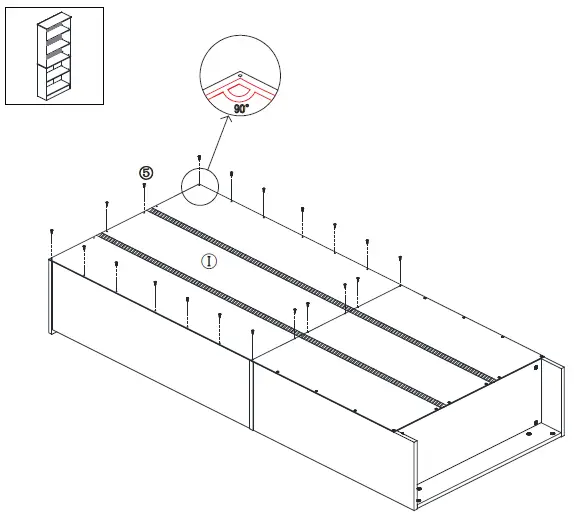 StyleWell-HS202006-34BLK-7-Inch-Wood-5-Shelf-Basic-Bookcase-with-Adjustable-Shelves-21