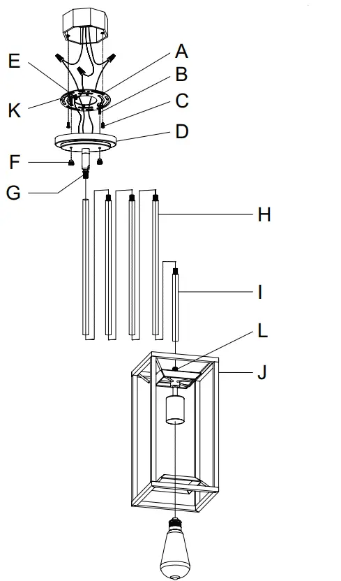 Hunter-19756-Doherty-1-Light-Mini-Pendant-FIG1