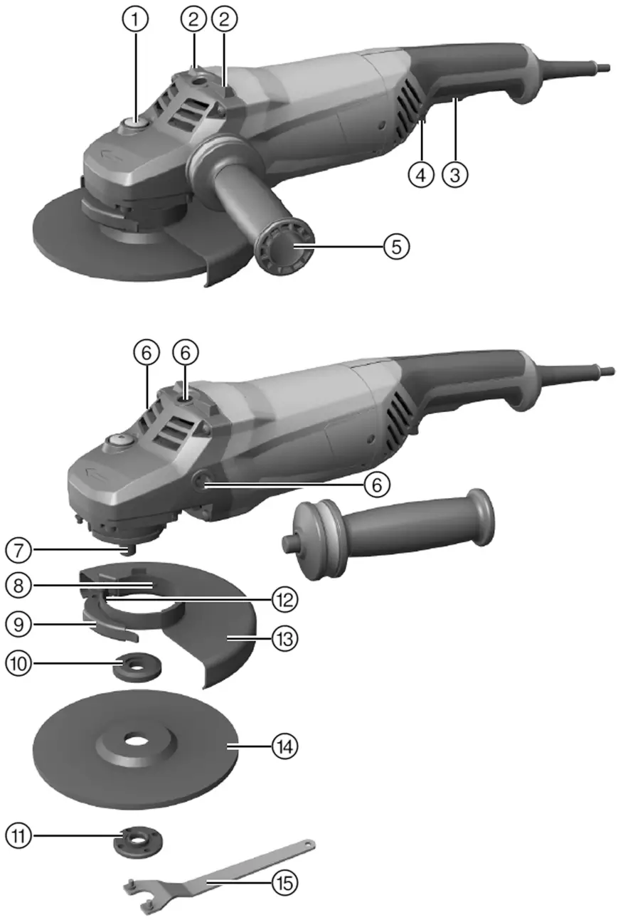 HILTI AG 230 20D Angle Grinder - FIG 3