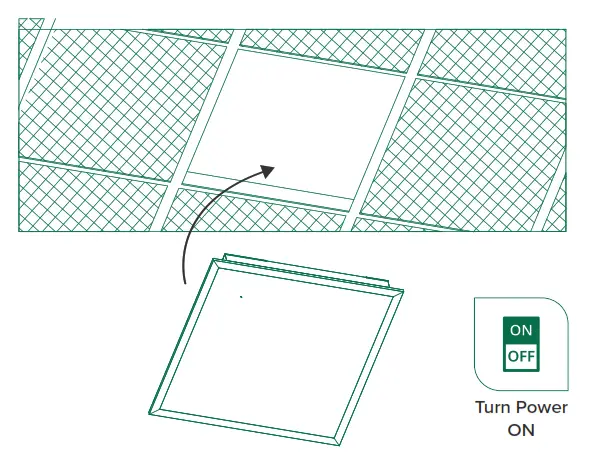 SUNCO LIGHTING SM2X2 40W 0K 6PK 2x2 LED Ceiling Panel with Selectable CCT - circuit