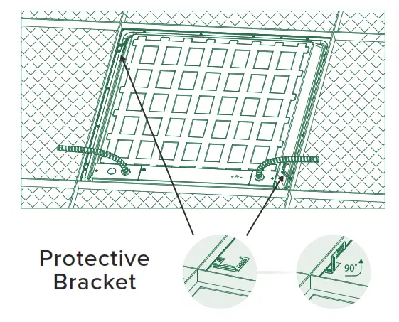 SUNCO LIGHTING SM2X2 40W 0K 6PK 2x2 LED Ceiling Panel with Selectable CCT - protective