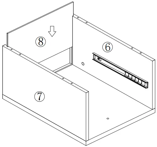 THE HOME DEPOT WF193467DAA Large Vintage Computer Desk - Fig 10