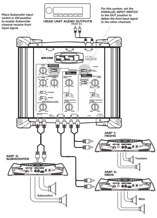 SLL-SX310-2-3-Way-Pre-amp-Electronic-Crossover-FIG-2