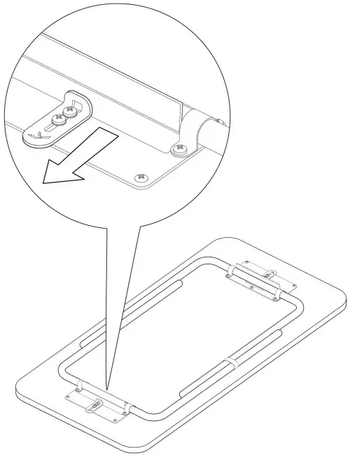 Koskela Jacinda Folding Desk - Figure 1