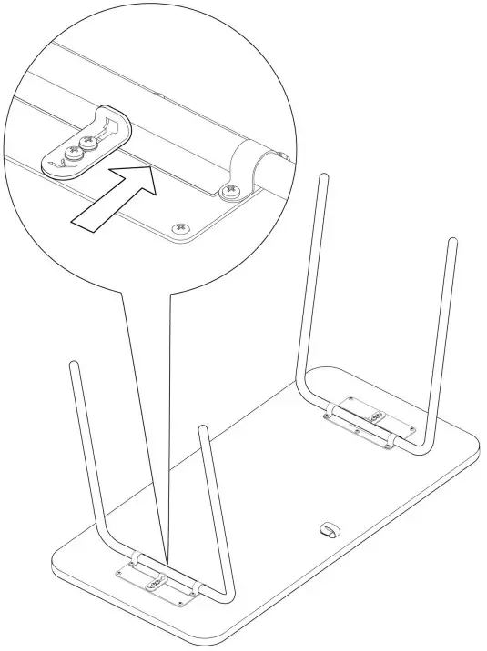 Koskela Jacinda Folding Desk - Figure 2