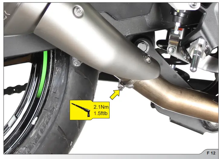 AKRAPOVIC Kawasaki Ninja 400 Homologated Slip-On Exhaust - Fig14