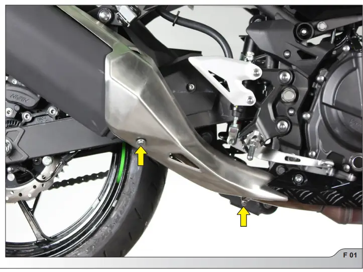 AKRAPOVIC Kawasaki Ninja 400 Homologated Slip-On Exhaust - Fig2