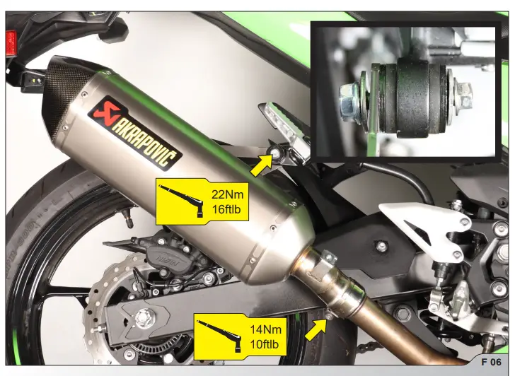 AKRAPOVIC Kawasaki Ninja 400 Homologated Slip-On Exhaust - Fig7