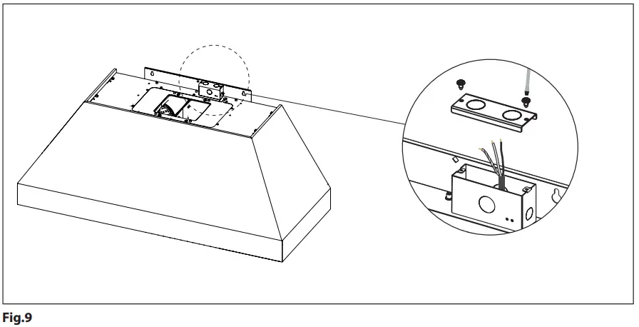 KPH362XT 36 Wallmount Chimney Hood-fig12