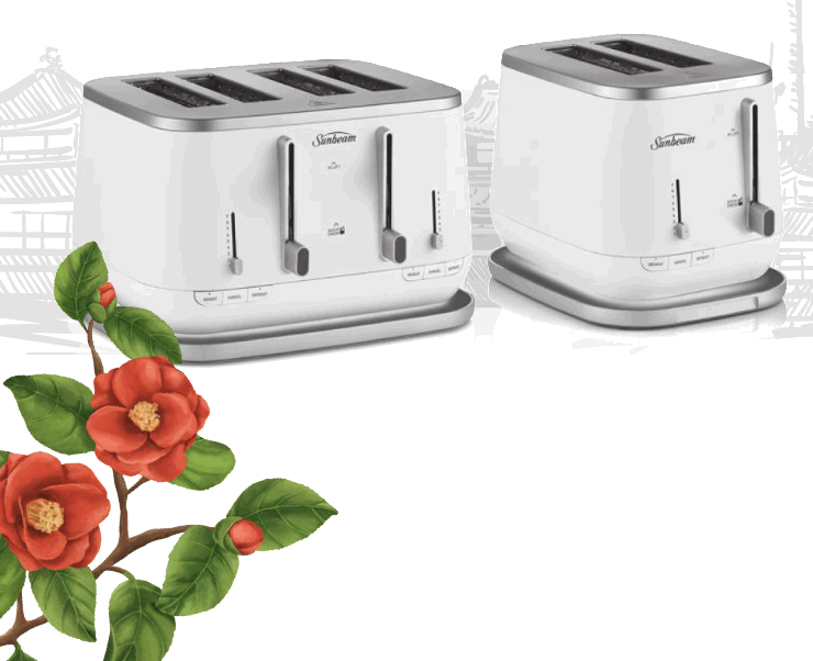 Sunbeam TAM8002 Kyoto City Collection Toaster -