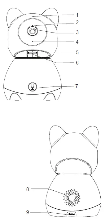 Uniden-BW515PTR-Additional-Standalone-Camera-Baby-Monitoring-System-fig 2