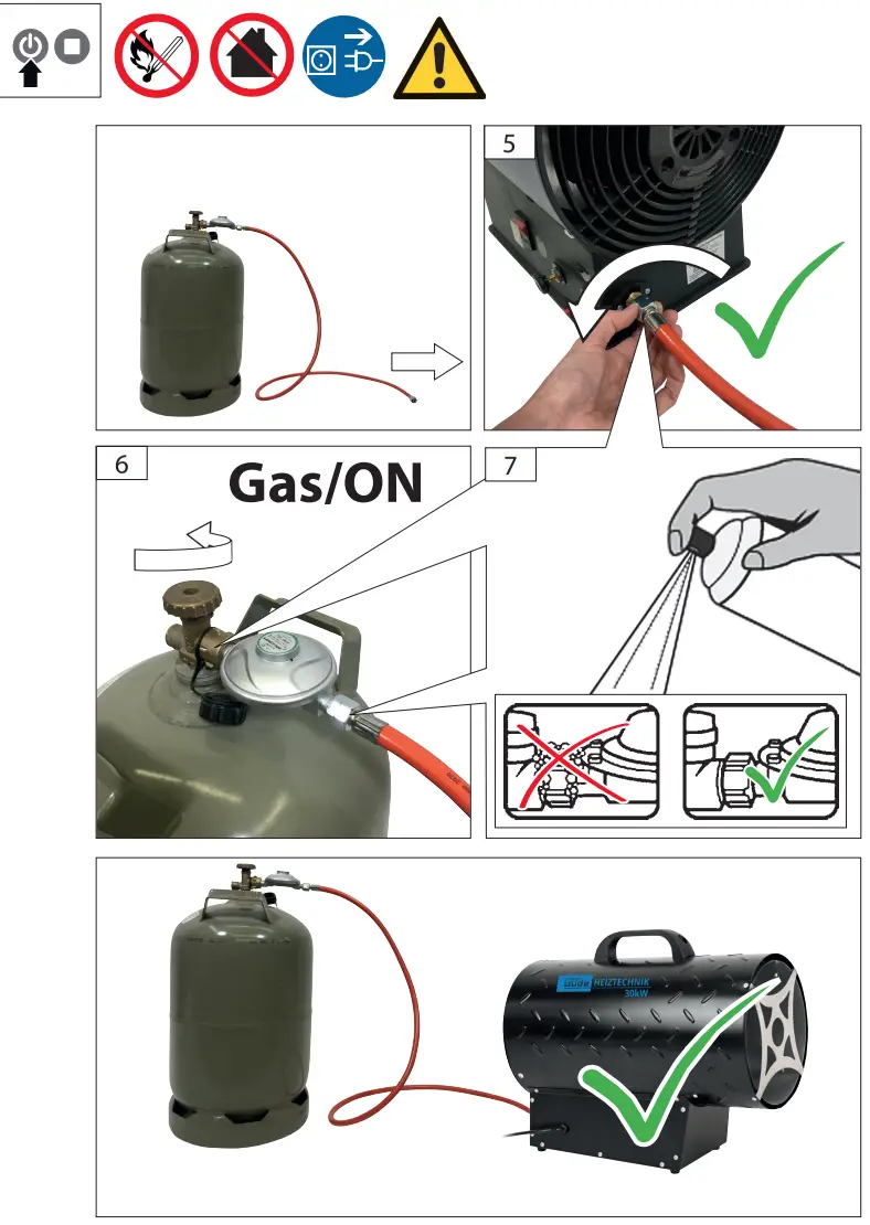 Gude GGH 30 R Gas Heater - fig 3