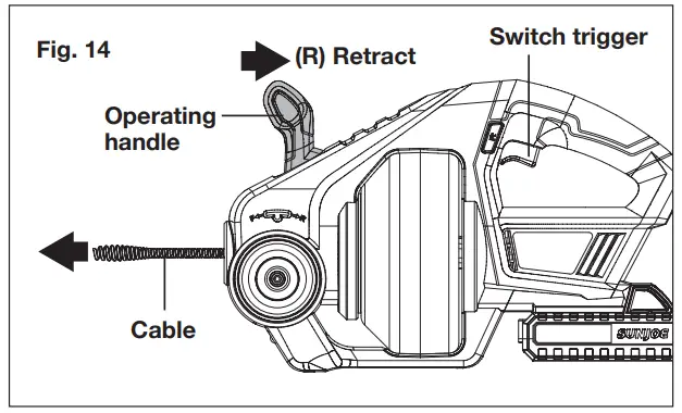 SUNJOE-24V-DRNCLN-CT-RM-Cordless-Automatic-Drain-Auger-Instruction-fig-18