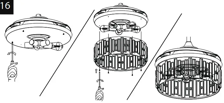 ExBrite WYJSFL4203ACCXE26 42 Fan Ceiling - PREPARING FOR INSTALLATION 16