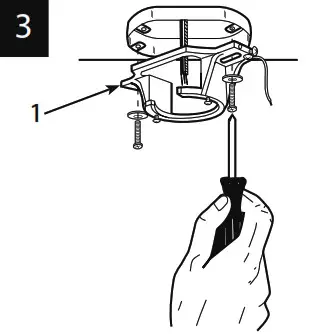 ExBrite WYJSFL4203ACCXE26 42 Fan Ceiling - PREPARING FOR INSTALLATION 3