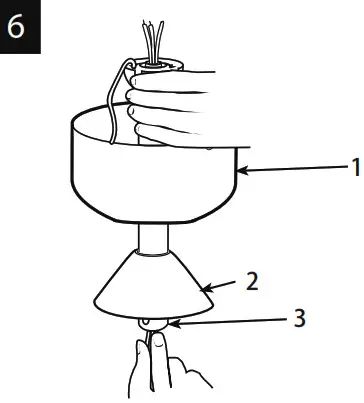 ExBrite WYJSFL4203ACCXE26 42 Fan Ceiling - PREPARING FOR INSTALLATION 6