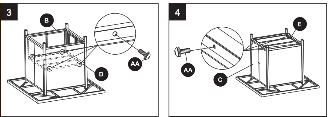 LOWE S FWS80768H-A Isla Park Balcony Table - Fig3