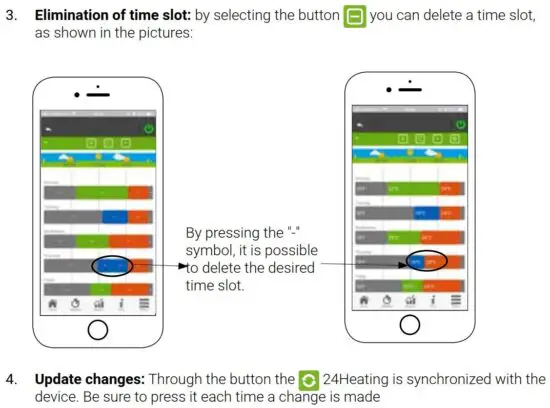 FIG 24 CHRONO AND 24HEATING FUNCTION