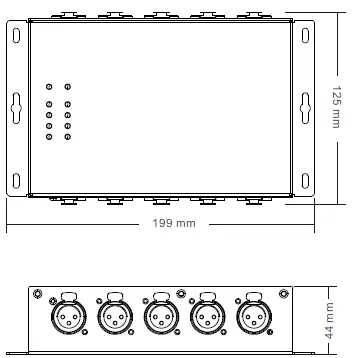 SUNRICHER-SR-2100AMP-RDM-8CH-3-8-Way-RDM-Enabled-DMX Splitter-3