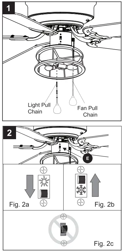 THE HOME DEPOT 24002-ORB-PC 52 Inch Ceiling Fan - fig 2