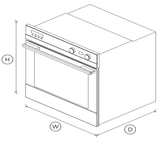 FISHER and PAYKEL OB60SD11PB1 Self Cleaning 11 Function Oven - Fig 1